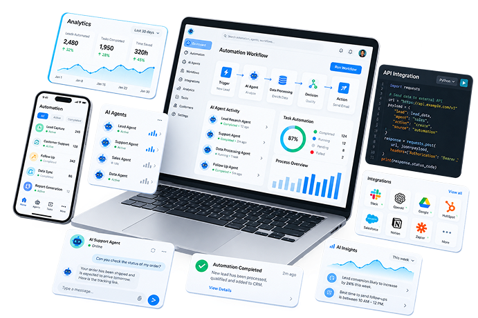 Digital solutions on laptop